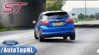 FORD FIESTA ST 2019  EXHAUST Sound REVS amp ONBOARD on AUTOBAHN by AutoTopNL [upl. by Matti]