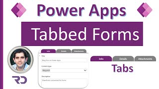 How to create Tabbed Forms in Power Apps [upl. by Ahseekat]