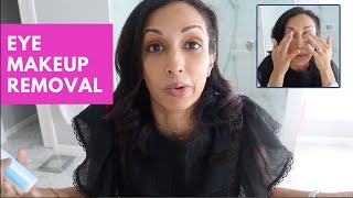 How I Remove Eye Makeup  Eye Doctor Explains [upl. by Aiket]