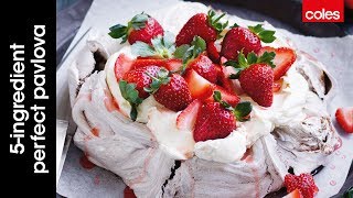 5 ingredient perfect pavlova [upl. by Chilson277]