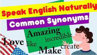 Lesson 5 101 Common Synonyms Words in English [upl. by Eremihc]