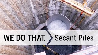 Secant Piles  We Do That [upl. by Walli945]