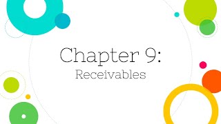 Financial Accounting Chapter 9 Receivables [upl. by Schaeffer]