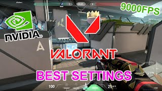 The BEST nvidia settings for Valorant  2025 [upl. by Leda]