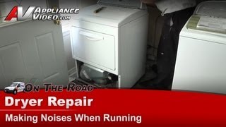 Whirlpool Dryer Repair  Making Noises When Running  Idler Pulley [upl. by Oliana]