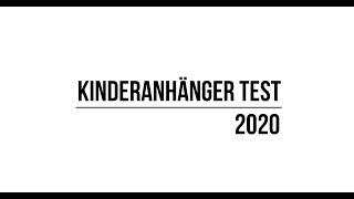 Croozer und XLC Kinderanhänger test [upl. by Kylila]