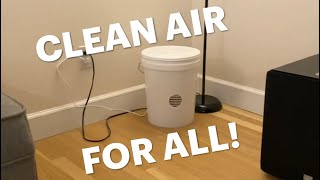 DIY Air Purifier  Build in LESS THAN 5 MINUTES [upl. by Nylime]