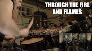 DragonForce  quotThrough The Fire and Flamesquot  DRUMS [upl. by Inoliel]