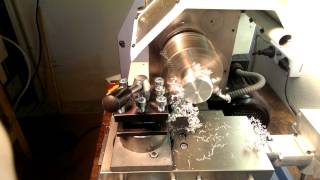 CNC Drehmaschine Eigenbau 1Test [upl. by Brawner623]