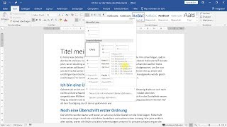 Überschriften nummerieren – WordTutorial [upl. by Odilo]