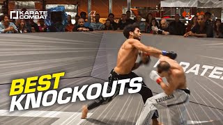 CRAZIEST KNOCKOUTS IN KARATE COMBAT [upl. by Lymann]