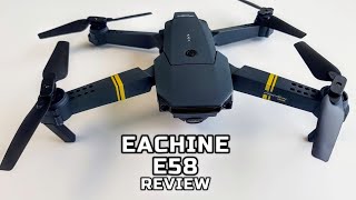 Eachine E58 Drone Unboxing and Review [upl. by Novaelc]