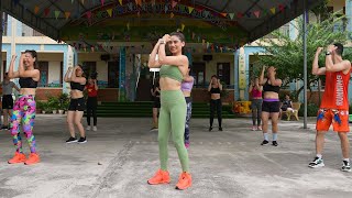 23 Minute Exercise Routine To Lose Belly Fat  Zumba Class [upl. by Akcirahs]