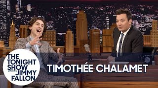 Timothée Chalamet Meeting Angelina Jolie amp Jennifer Aniston Back to Back Blew His Mind [upl. by Okwu753]