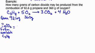 Limiting Reactant grams Method A [upl. by Lester]