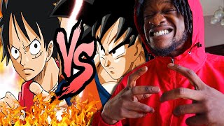 LUFFY VS GOKU RAP BATTLE  RUSTAGE ft Shao Dow REACTION [upl. by Anamor622]