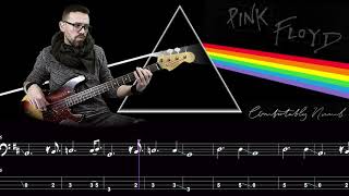 Comfortably Numb  Bass Cover Score and Tab [upl. by Swenson869]