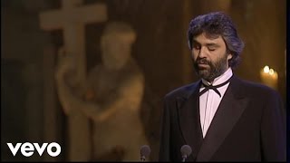 Andrea Bocelli  Ave Maria Live From Basilica Di Santa Maria Sopra Minerva Italy  1999 [upl. by Ajiram639]