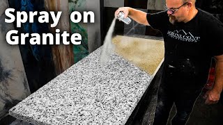 Spray on Countertops  Stone Coat Epoxy [upl. by Llehcim]