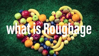 what is roughage [upl. by Kuth521]