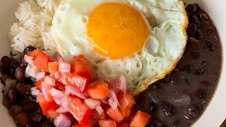 Receta rápida de frijoles negros [upl. by Rao]