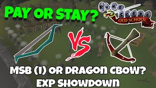 Pay or Stay 18  MSBi vs Dragon Crossbow  OSRS NMZ [upl. by Airretal]