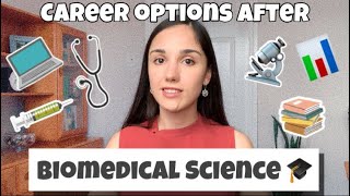 Career options after BIOMEDICAL SCIENCE DEGREE 🎓 [upl. by Latricia]