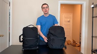 Aer Flight Pack 2 X Pac and Cordura Ballistic comparison and review [upl. by Nrubua]