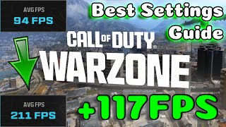 BEST Warzone MW3 MWZ PC Graphics Settings Guide Optimize MAX FPS and Visibility [upl. by Sly]