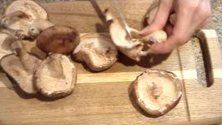 How to Prepare Shiitake Mushrooms for a Stir Fry [upl. by Gawen]