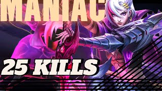 BENEDETTA GAMEPLAY  MANIAC Mobie Legends [upl. by Oniskey]