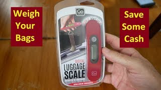 Go Travel Digital Luggage Scale Review  Weigh Your Bags Travel Light amp Avoid Luggage Fees [upl. by Dnalwor181]