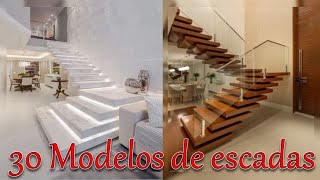 30 MODELOS DE ESCADAS INTERNAS PARA CASAS MODERNAS [upl. by Geesey135]