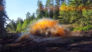 30 kg ANSU Ammonium Nitrate  Sugar Explosion [upl. by Kearney147]