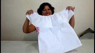 Diy  Manualidades  Como Hacer Una Blusa Fácil Sin Máquina De Coser [upl. by Bonn]