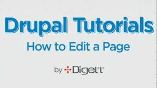 How to Edit a Page on Your Drupal Website [upl. by Ain]