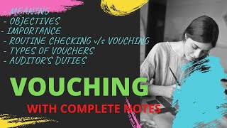 Vouching in Audit I Vouching in Hindi [upl. by Einej]