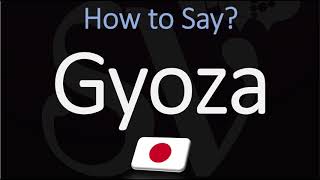 How to Pronounce Gyoza CORRECTLY [upl. by Ajak]