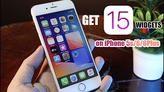 How to Get iOS 15 Widget on iPhone 5s66Plus [upl. by Aniaj]