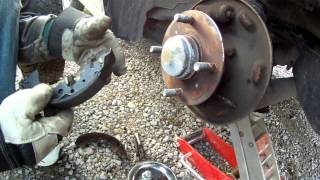 Rear Brake Shoe Replacement [upl. by Levine891]