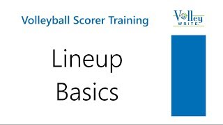 Volleyball Lineup Basics [upl. by Attenoj]