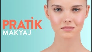 Kolay Makyaj 5 Dakikada Pratik Makyaj Nasıl Yapılır [upl. by Dorran]