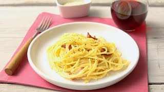 Pasta Carbonara Martha Stewart [upl. by Amitarp544]