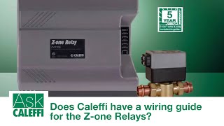 Does Caleffi have a wiring guide for the Zone Relays [upl. by Eynttirb81]