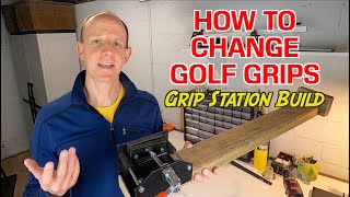 HOW TO CHANGE GOLF GRIPS  Building a Regrip Station [upl. by Kcire]