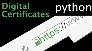 TLS amp HTTPS with Python  Digital Certificates [upl. by Hanad]