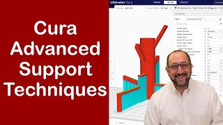 Cura 44 Support Settings Advanced Topics and 3d Printing [upl. by Carl]