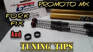 PROMOTO GPM fork bushings amp Tuning Tips [upl. by Omocaig]