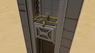 Gear Elevator  Space Engineers [upl. by Dorisa]