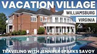 Vacation Village Williamsburg Virginia 2 bedroom resort tour Interval international [upl. by Chien]